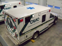 Ambulance bay in new headquarters (2010)